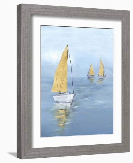 Golden Sail I-Isabelle Z-Framed Art Print