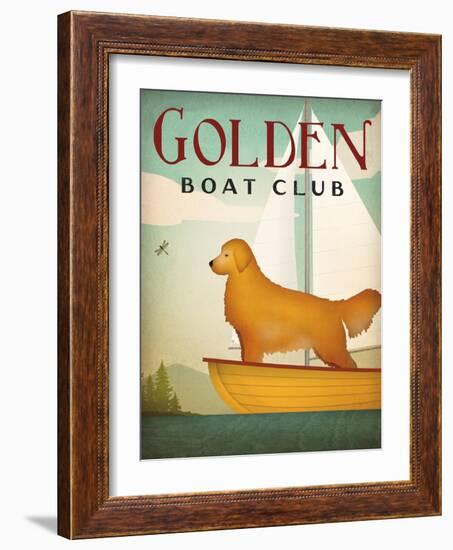 Golden Sail-Ryan Fowler-Framed Art Print