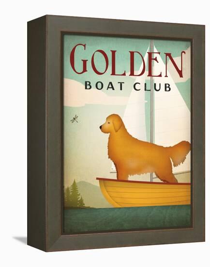 Golden Sail-Ryan Fowler-Framed Stretched Canvas