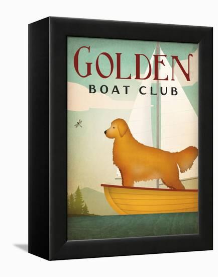 Golden Sail-Ryan Fowler-Framed Stretched Canvas