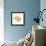 Golden Sea Fan I (gold foil)-Jairo Rodriguez-Framed Art Print displayed on a wall