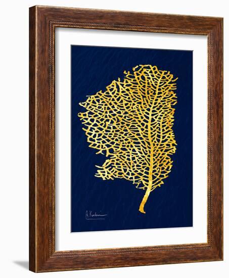 Golden Sea Fan-Albert Koetsier-Framed Art Print