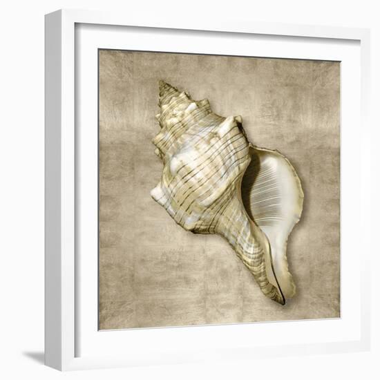 Golden Sea Life III-Caroline Kelly-Framed Art Print