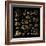 Golden Sea Shell. Collection of Seashells-Katya Ulitina-Framed Art Print