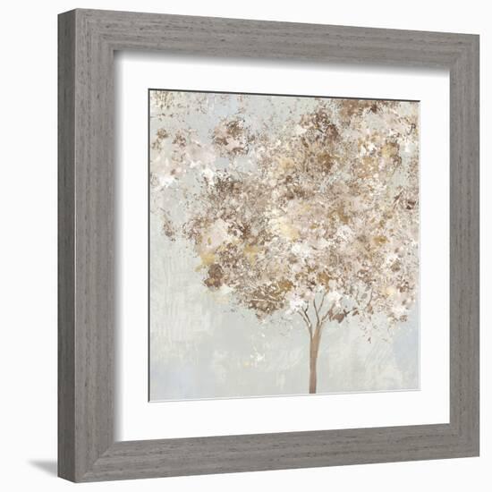 Golden Shimmering Tree-Allison Pearce-Framed Art Print