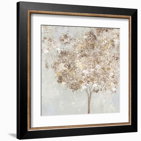 Golden Shimmering Tree-Allison Pearce-Framed Art Print