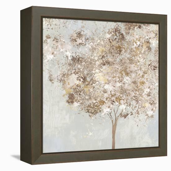Golden Shimmering Tree-Allison Pearce-Framed Stretched Canvas