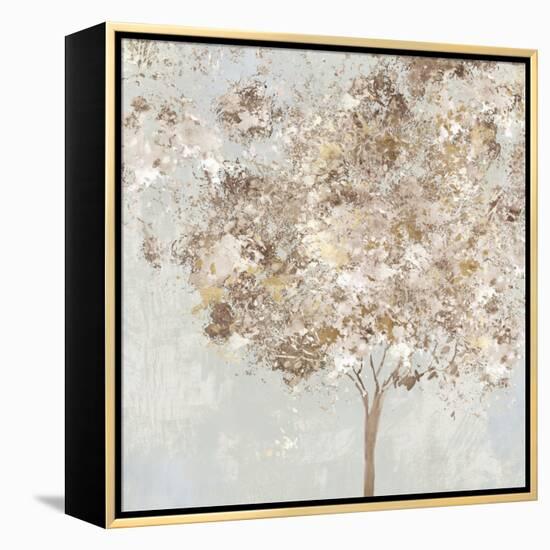 Golden Shimmering Tree-Allison Pearce-Framed Stretched Canvas