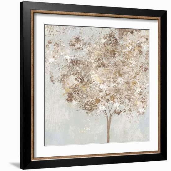 Golden Shimmering Tree-Allison Pearce-Framed Art Print