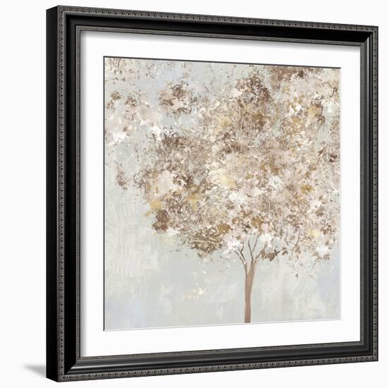 Golden Shimmering Tree-Allison Pearce-Framed Art Print