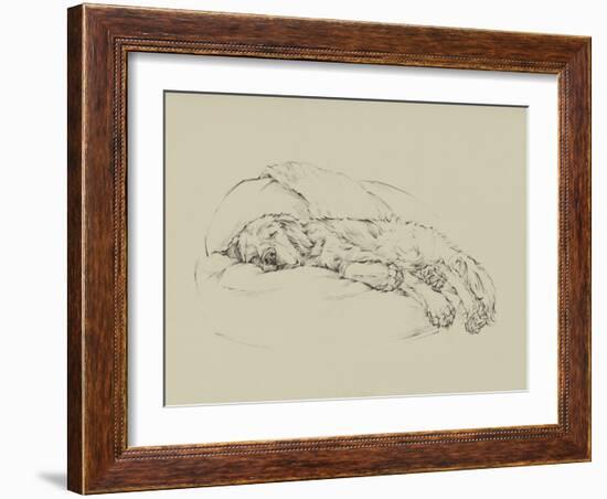 Golden Sketch I-Ethan Harper-Framed Art Print