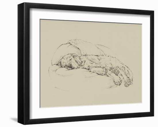 Golden Sketch I-Ethan Harper-Framed Art Print