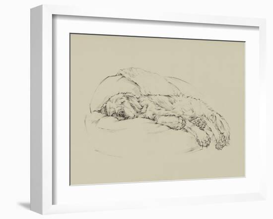 Golden Sketch I-Ethan Harper-Framed Art Print