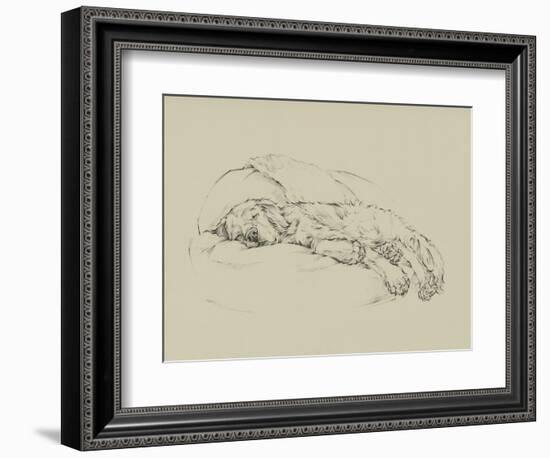 Golden Sketch I-Ethan Harper-Framed Premium Giclee Print