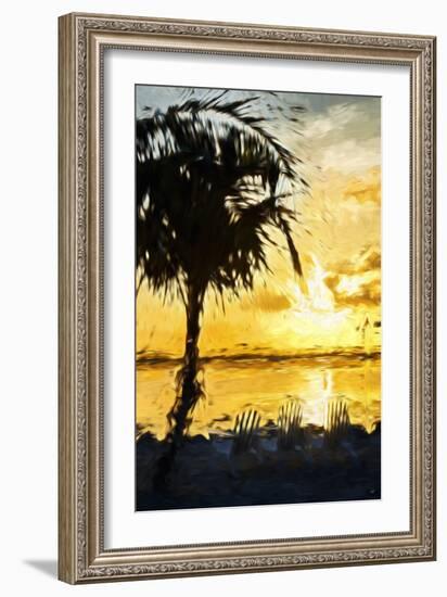 Golden Sky II - In the Style of Oil Painting-Philippe Hugonnard-Framed Giclee Print