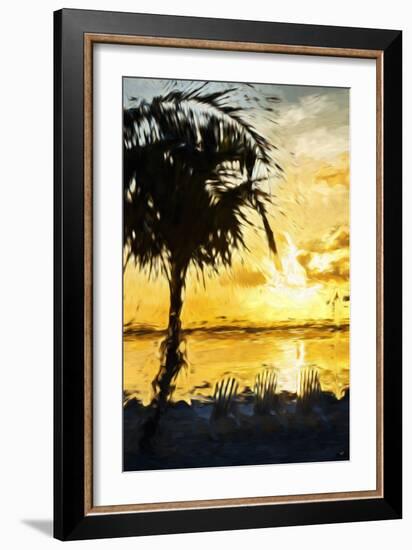 Golden Sky II - In the Style of Oil Painting-Philippe Hugonnard-Framed Giclee Print