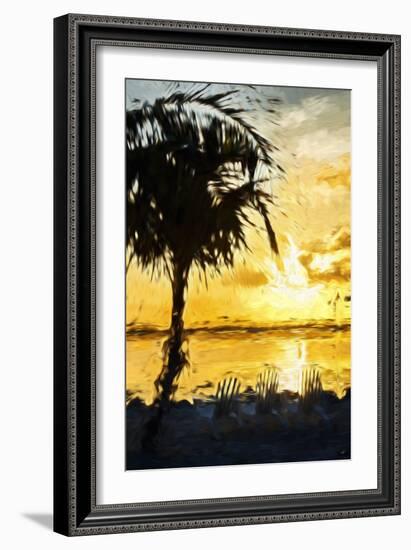 Golden Sky II - In the Style of Oil Painting-Philippe Hugonnard-Framed Giclee Print