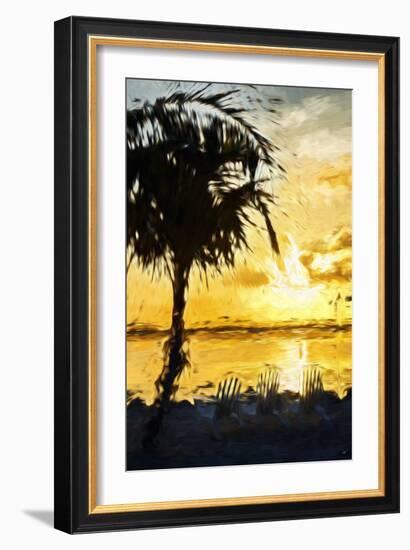 Golden Sky II - In the Style of Oil Painting-Philippe Hugonnard-Framed Giclee Print