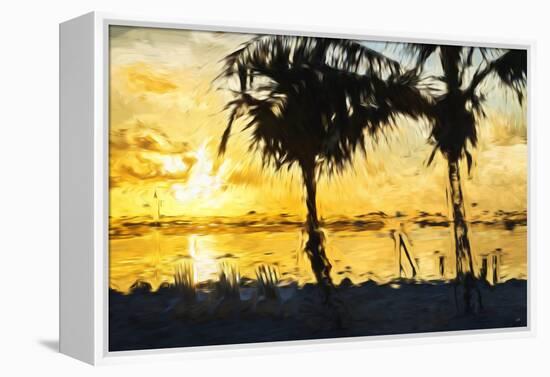 Golden Sky - In the Style of Oil Painting-Philippe Hugonnard-Framed Premier Image Canvas