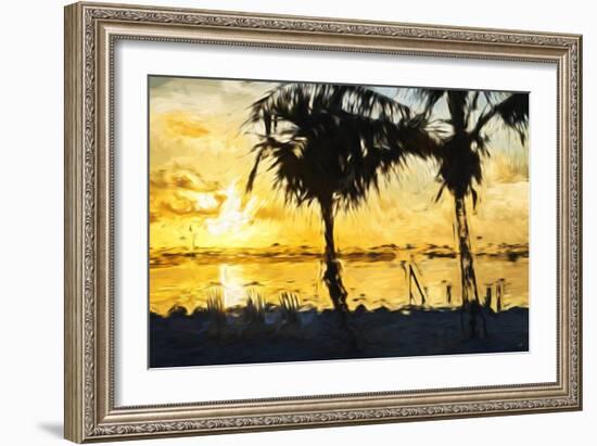 Golden Sky - In the Style of Oil Painting-Philippe Hugonnard-Framed Giclee Print