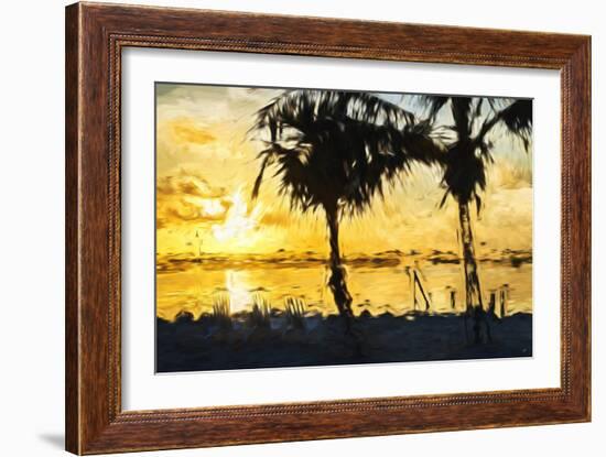 Golden Sky - In the Style of Oil Painting-Philippe Hugonnard-Framed Giclee Print