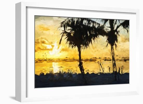 Golden Sky - In the Style of Oil Painting-Philippe Hugonnard-Framed Giclee Print