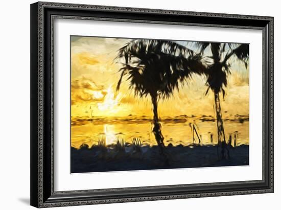 Golden Sky - In the Style of Oil Painting-Philippe Hugonnard-Framed Giclee Print