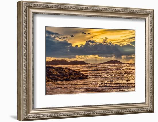 Golden Sky Sunset-Chuck Burdick-Framed Photographic Print