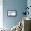 Golden Soft Blue-PI Studio-Framed Stretched Canvas displayed on a wall