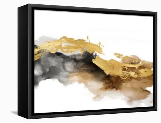 Golden Splash 3, 2023-Jesse Carter-Framed Stretched Canvas