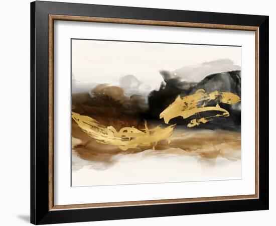 Golden Splash 4, 2023-Jesse Carter-Framed Art Print