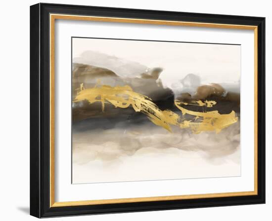 Golden Splash 5, 2023-Jesse Carter-Framed Art Print