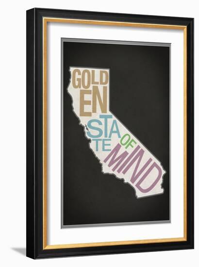 Golden State of Mind-null-Framed Art Print