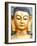 Golden Statue of Buddha Near Swayambhunath, Kathmandu, Nepal, Asia-Lee Frost-Framed Photographic Print