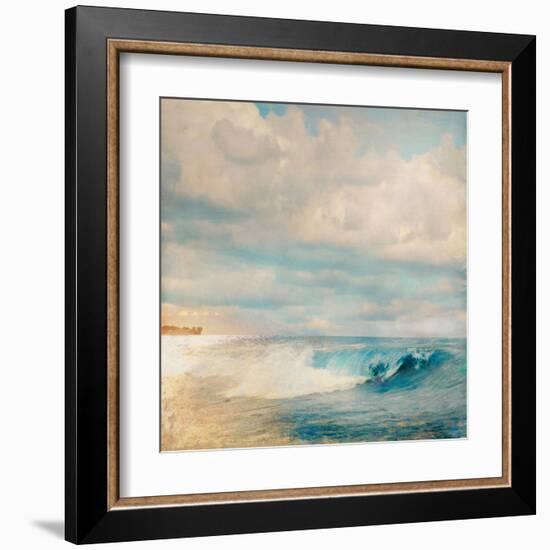 Golden Summer Beach-Matina Theodosiou-Framed Art Print