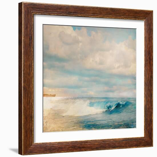 Golden Summer Beach-Matina Theodosiou-Framed Art Print