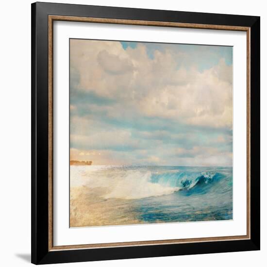 Golden Summer Beach-Matina Theodosiou-Framed Art Print