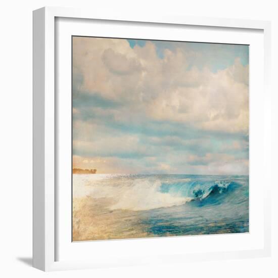 Golden Summer Beach-Matina Theodosiou-Framed Art Print