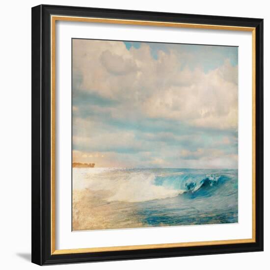 Golden Summer Beach-Matina Theodosiou-Framed Art Print