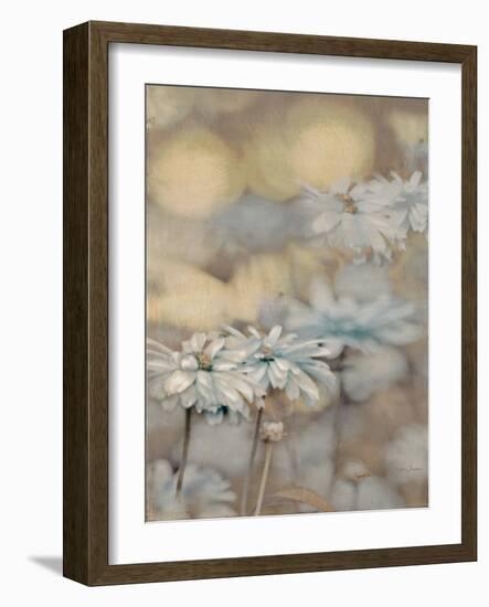 Golden Summer Daisies-Matina Theodosiou-Framed Art Print