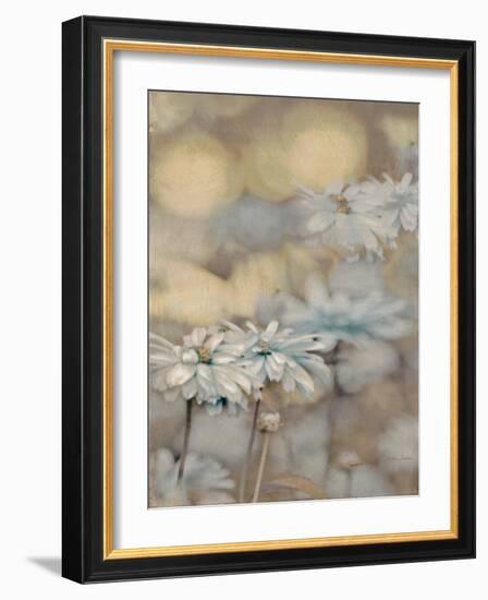 Golden Summer Daisies-Matina Theodosiou-Framed Art Print