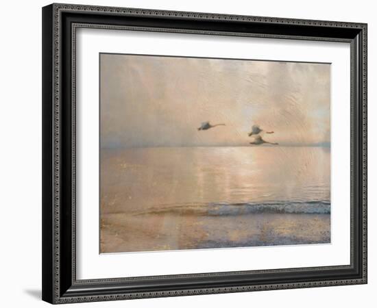 Golden Summer Flight-Matina Theodosiou-Framed Art Print