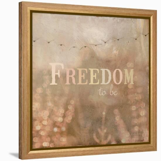 Golden Summer Flock-Matina Theodosiou-Framed Stretched Canvas