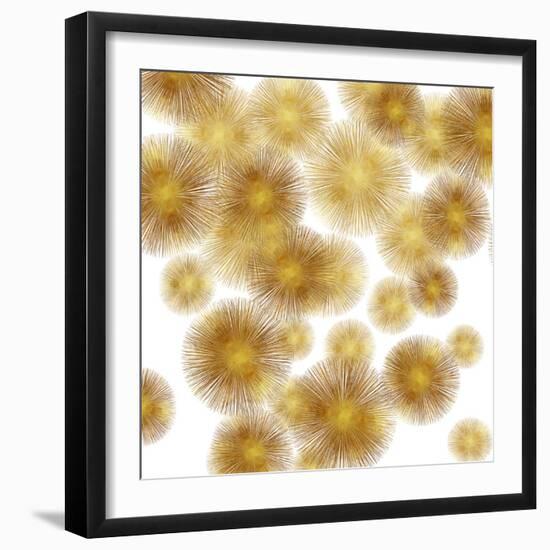 Golden Sunbursts-Abby Young-Framed Art Print