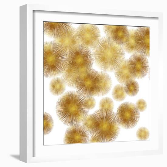 Golden Sunbursts-Abby Young-Framed Art Print