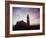 Golden Sunset at Nantucket, Mass. with Sankaty Head Lighthouse Silhouetted Against Sky-Andreas Feininger-Framed Photographic Print