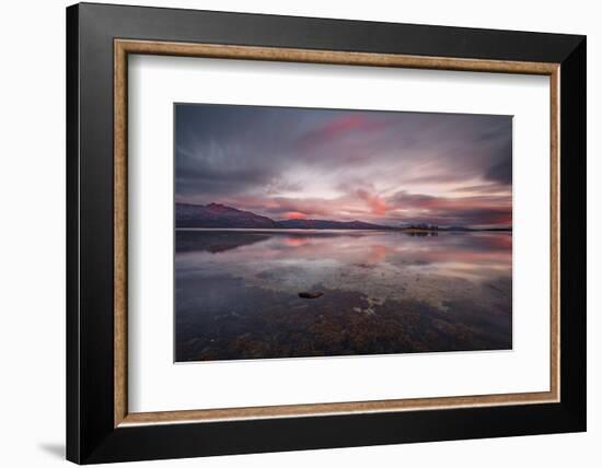 Golden Sunset In Lofoten-Belinda Shi-Framed Photographic Print