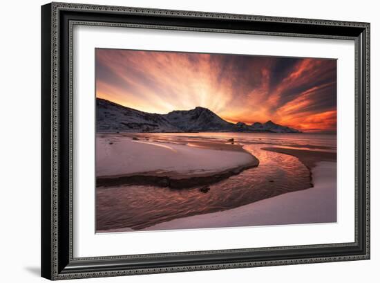 Golden Sunset-Jaroslav Zakravsky-Framed Art Print