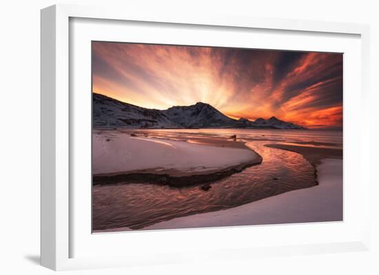 Golden Sunset-Jaroslav Zakravsky-Framed Art Print