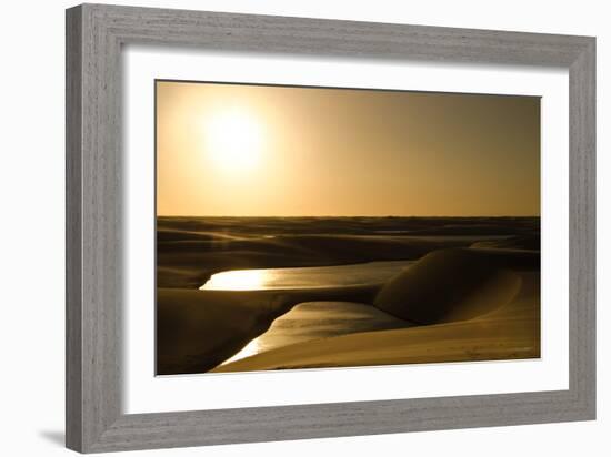 Golden Sunset-Daniel Stanford-Framed Art Print